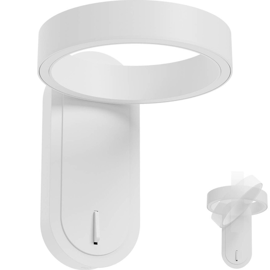 Redo 01-3763 - LED sieninis šviestuvas KEEN LED/6W/230V CRI 90 3000K balta