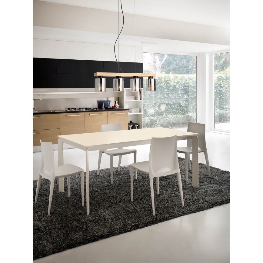 Redo 01-3986 - Pakabinamas sietynas ROTIS 4xE27/15W/230V