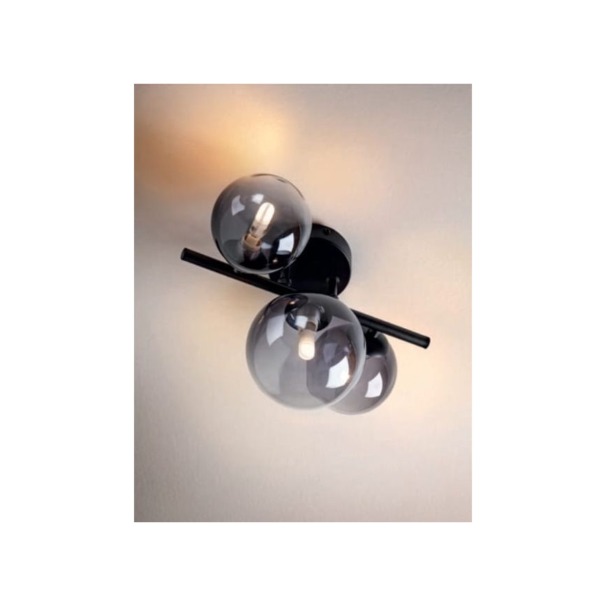 Redo 01-3988 - Tvirtinamas sietynas ASTRA 3xG9/8W/230V juoda