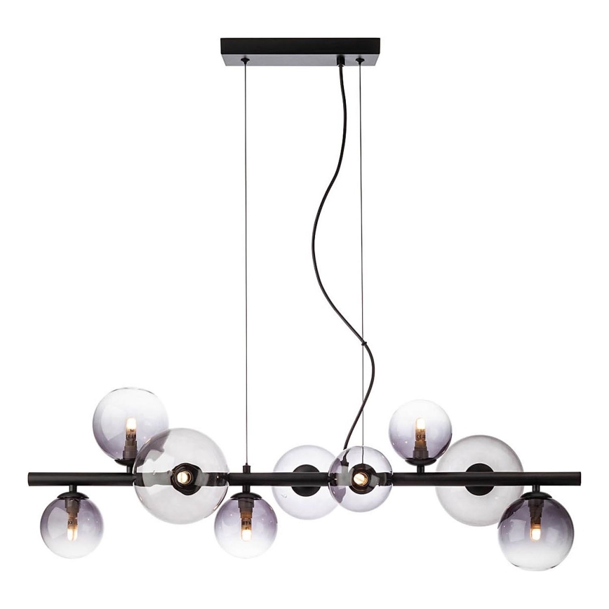 Redo 01-3989 - Pakabinamas sietynas ASTRA 9xG9/8W/230V juoda