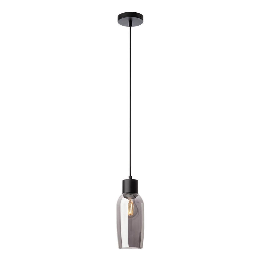 Redo 01-4044 - Pakabinamas sietynas ATLANTIS 1xE27/42W/230V diametras 11 cm juoda