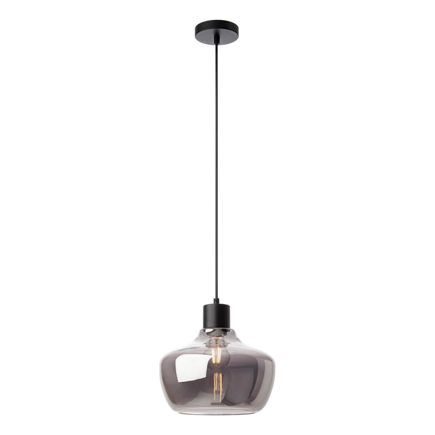 Redo 01-4046 - Pakabinamas sietynas ATLANTIS 1xE27/42W/230V diametras 26 cm juoda