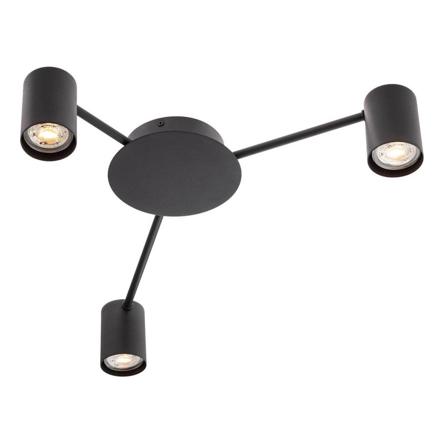 Redo 01-4050 - Akcentinis apšvietimas NOA 3xGU10/10W/230V juoda