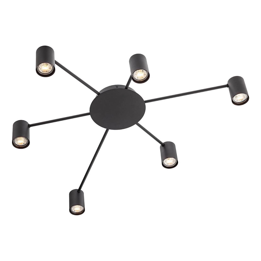 Redo 01-4052 - Akcentinis apšvietimas NOA 6xGU10/10W/230V juoda