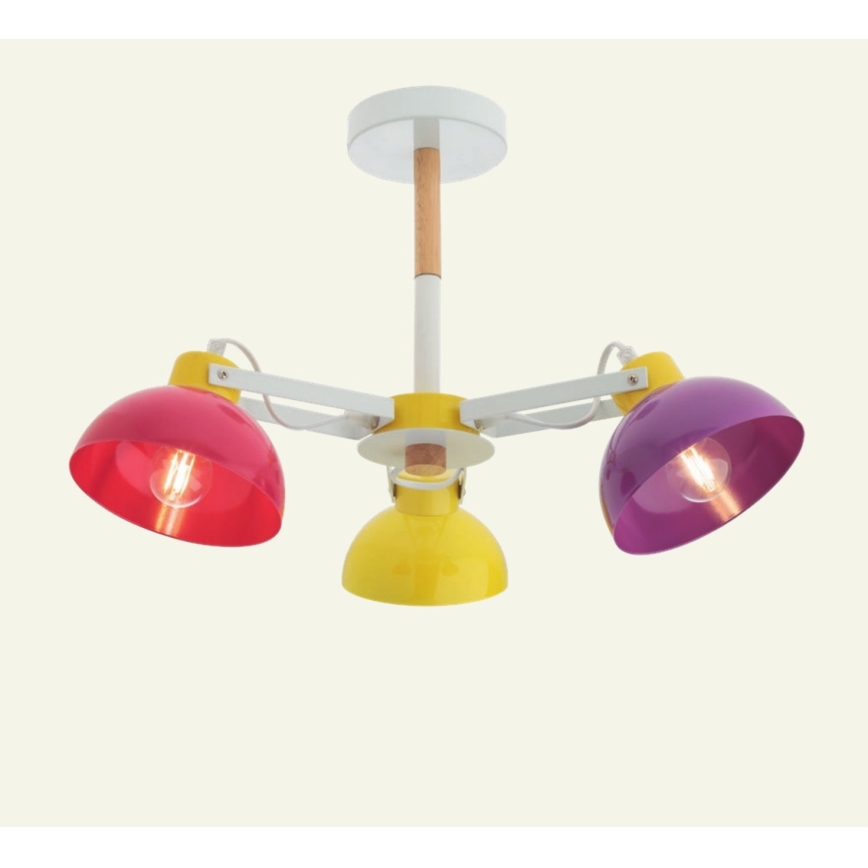 Redo 04-512 - Vaikiškas kabinamas sietynas EOLO 3xE27/42W/230V