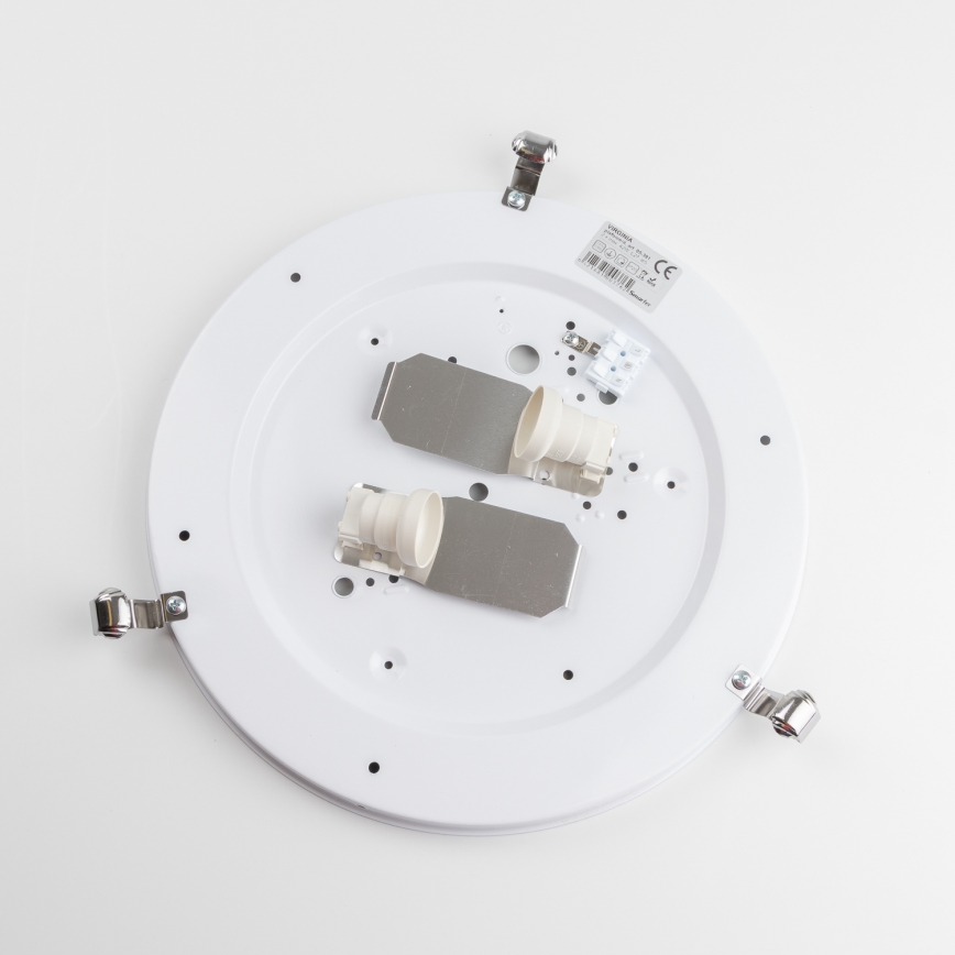 Redo 05-391 - Lubinis šviestuvas VIRGINIA 2xE27/42W/230V, skersmuo 40 cm, kremo spalvos