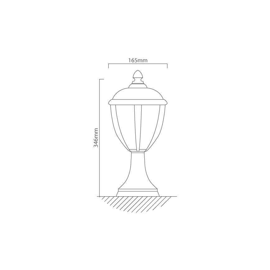Redo 2604-3K BL - LED Lauko šviestuvas UNITE LED/6,5W/