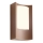 Redo 90484 - LED sieninis lauko šviestuvas WARP LED/8W/230V 3000K IP44 ruda