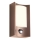Redo 90487 - LED Lauko sieninis šviestuvas su jutikliu WARP LED/8W/230V 3000K IP44 ruda