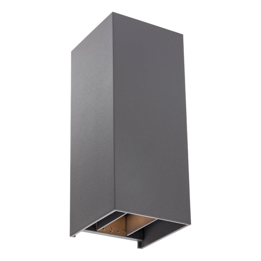 Redo 90636 - LED sieninis lauko šviestuvas SONNY 2xLED/5W/230V 2200/3000/4000K IP54 antracitas