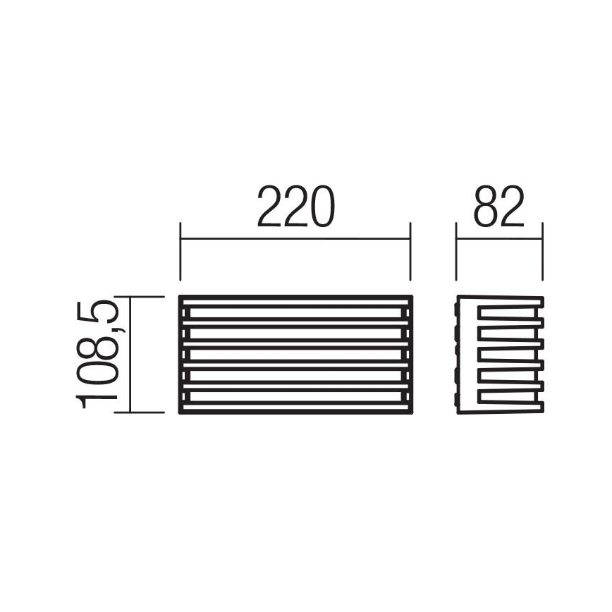 Redo 90638 - LED sieninis lauko šviestuvas BLAZE LED/12W/230V 3000K IP54 antracitas