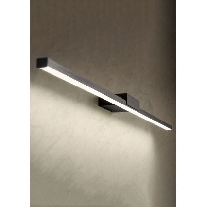 Redo01-3270 - LED vonios veidrodžio apšvietimas ASTON LED/12W/230V 60 cm CRI 90 IP44 juoda