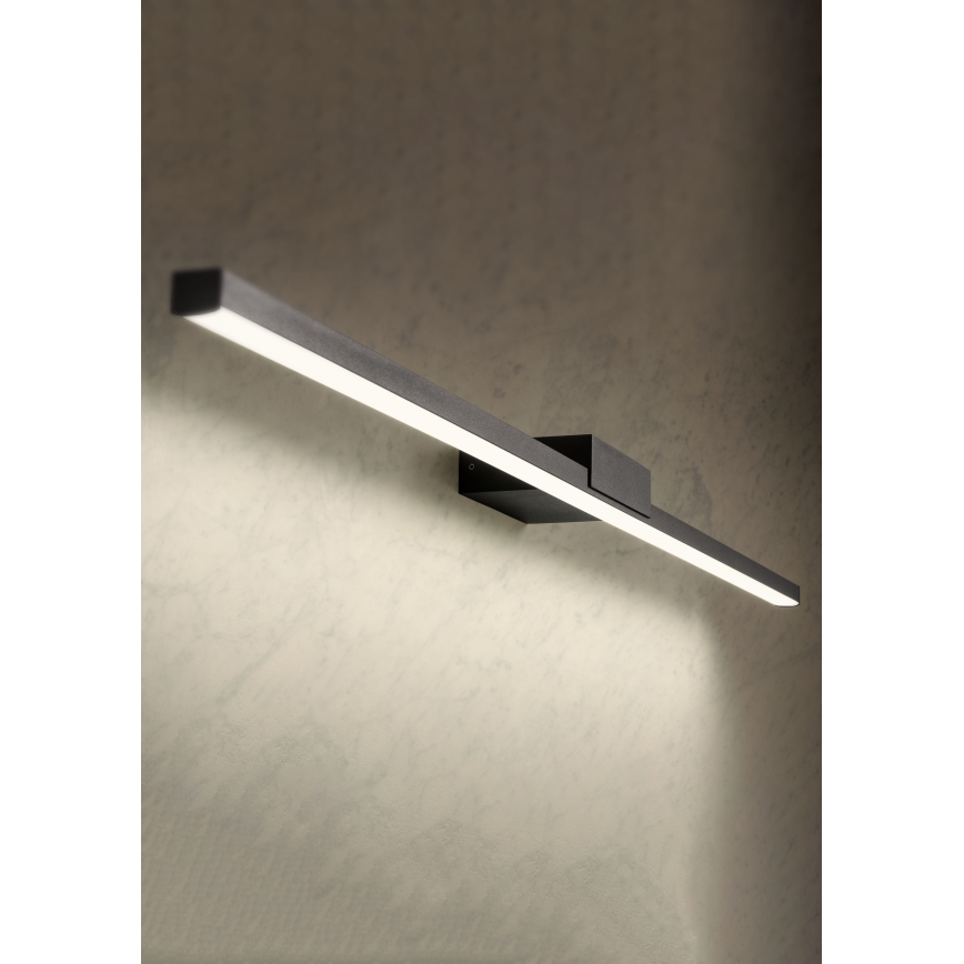 Redo01-3270 - LED vonios veidrodžio apšvietimas ASTON LED/12W/230V 60 cm CRI 90 IP44 juoda