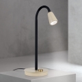 Reguliuojama lanksti stalinė lempa DOTTY 1xGU10/10W/230V smėlio/juoda