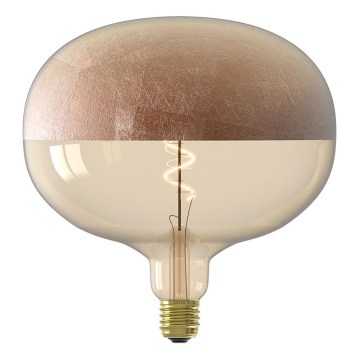 Reguliuojama LED filamentinė lemputė su kupolu, E27, 4W, 230V, 1800K, vario spalvos, CRI 90