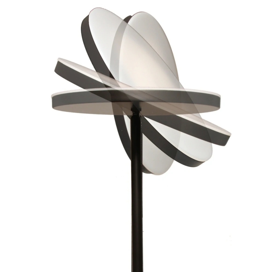 Reguliuojama LED grindinė lempa NORA LED/25W/230V 2200/3000/4000K + LED/5W 3000K juoda + nuotolinis valdymas