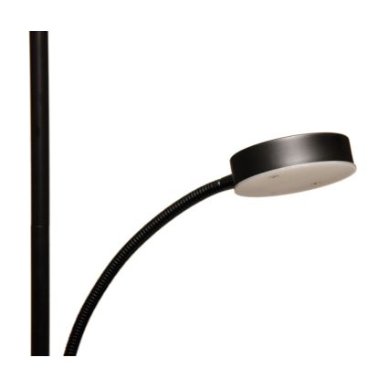 Reguliuojama LED grindinė lempa NORA LED/25W/230V 2200/3000/4000K + LED/5W 3000K juoda + nuotolinis valdymas