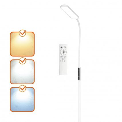 Reguliuojama LED grindinė lempa TEILO LED/10W/230V 3000/4000/6500K balta + nuotolinis valdymas