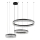 Reguliuojama LED krištolinė liustra ant laido THALIA LED/120W/230V 3000-6000K + nuotolinis valdymas