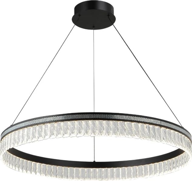 Reguliuojama LED krištolinė liustra ant laido THALIA LED/55W/230V 3000-6000K Ø 80 cm + nuotolinis valdymas