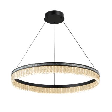 Reguliuojama LED krištolinė liustra ant laido THALIA LED/55W/230V 3000-6000K Ø 80 cm + nuotolinis valdymas