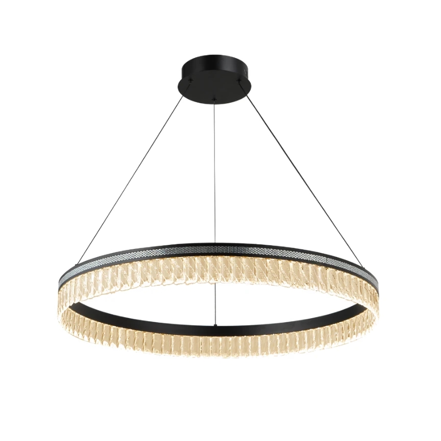Reguliuojama LED krištolinė liustra ant laido THALIA LED/55W/230V 3000-6000K Ø 80 cm + nuotolinis valdymas
