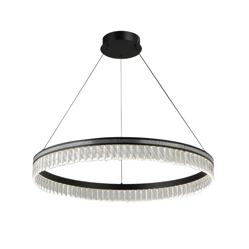 Reguliuojama LED krištolinė liustra ant laido THALIA LED/55W/230V 3000-6000K Ø 80 cm + nuotolinis valdymas