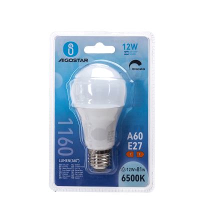 Reguliuojama LED lemputė A60 E27/12W/230V 6500K - Aigostar