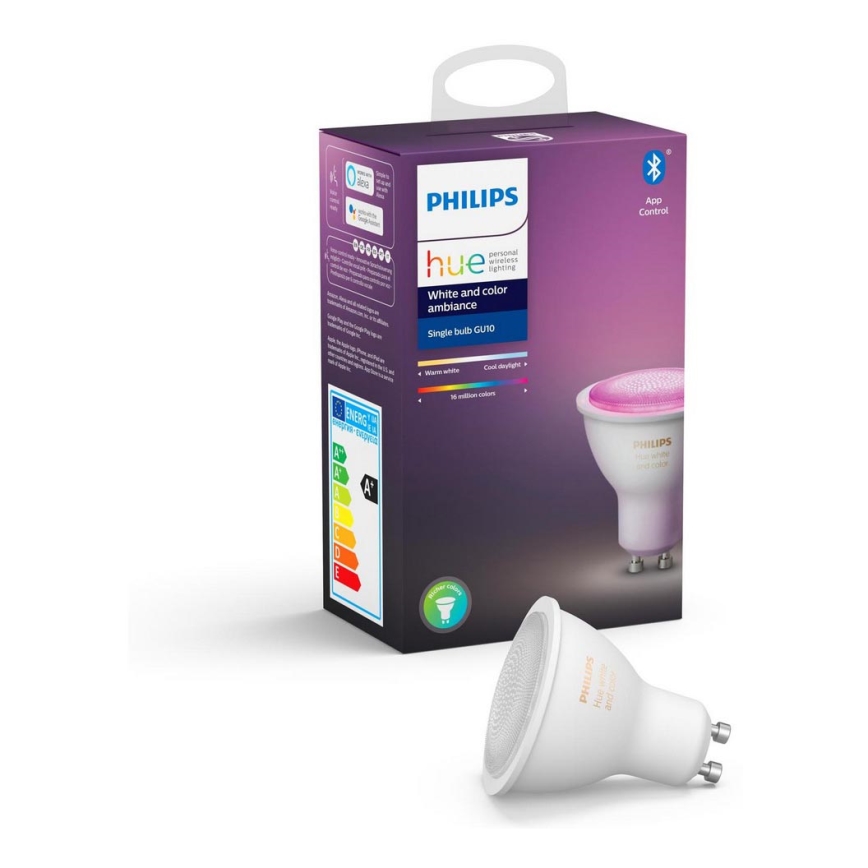 Reguliuojama LED lemputė Philips Hue White And Color Ambiance GU10/4,3W/230V 2000-6500K