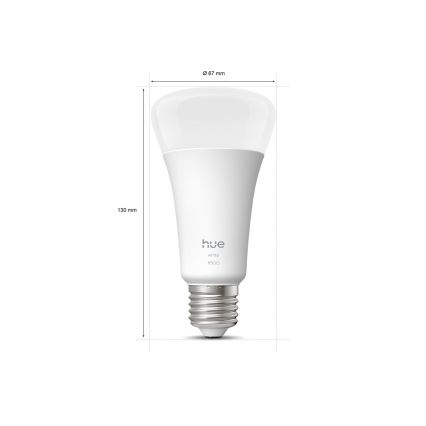 Reguliuojama LED lemputė Philips Hue WHITE E27/13,5W/230V 2700K