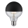 Reguliuojama LED lemputė su veidrodiniu sferiniu dangteliu GLOBE G95 E27/6,5W/230V 2700K black - Paulmann 28676