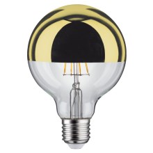 Reguliuojama LED lemputė su veidrodiniu sferiniu dangteliu GLOBE G95 E27/6,5W/230V 2700K gold - Paulmann 28675