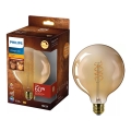 Reguliuojama LED lemputė VINTAGE Philips G125 E27/7,3W/230V 2200K