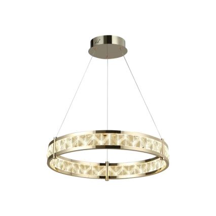 Reguliuojama LED krištolinė liustra ant laido ENRIQUE LED/40W//230V 3000-6000K skersmuo 60 cm + su nuotoliniu pultu