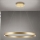 reguliuojama LED liustra ant laido KOLK LED/80W/230V 2700/3000/4000K Ø 80 cm auksinė