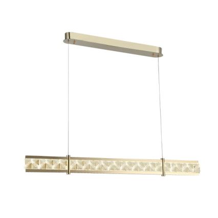Reguliuojamas LED krištolinis liustras ant troselio ENRIQUE LED/20W//230V 3000-6000K + nuotolinis pultas