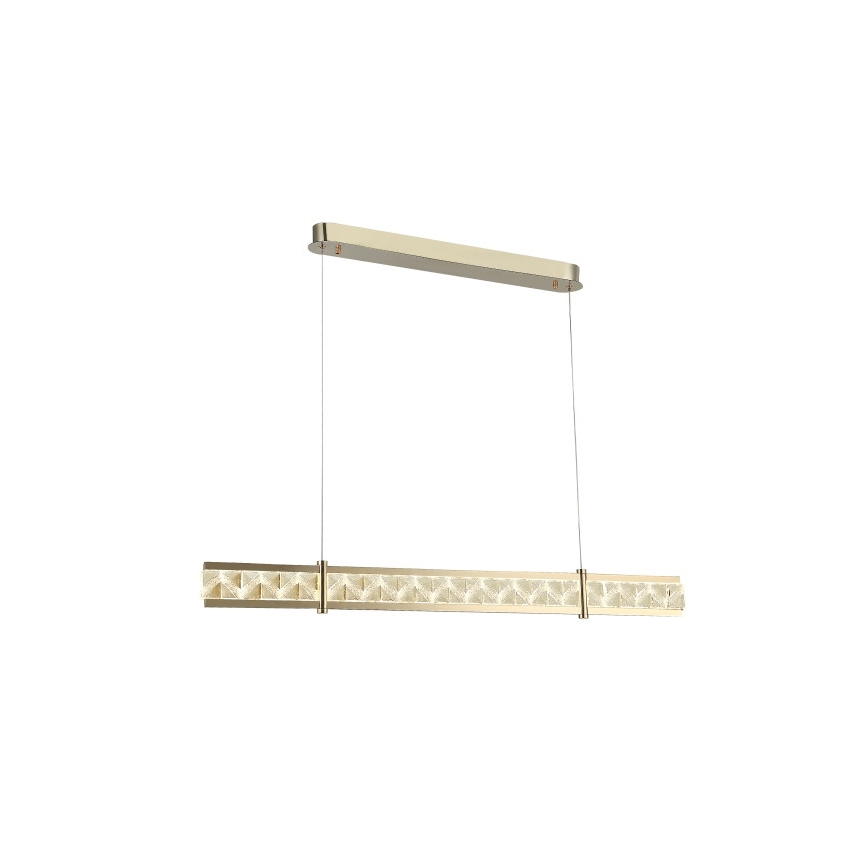 Reguliuojamas LED krištolinis liustras ant troselio ENRIQUE LED/20W//230V 3000-6000K + nuotolinis pultas