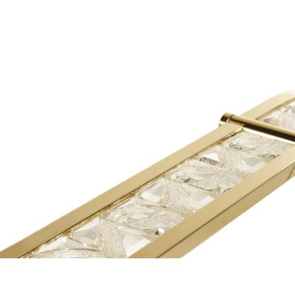 Reguliuojamas LED krištolinis liustras ant troselio ENRIQUE LED/20W//230V 3000-6000K + nuotolinis pultas