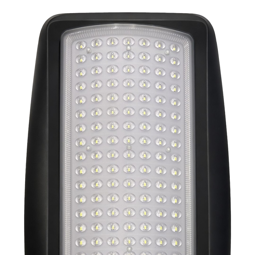 Reguliuojama LED saulės gatvės lempa su jutikliu VENICE LED/100W/3,2V 6000 mAh IP65 juoda + nuotolinis valdymas