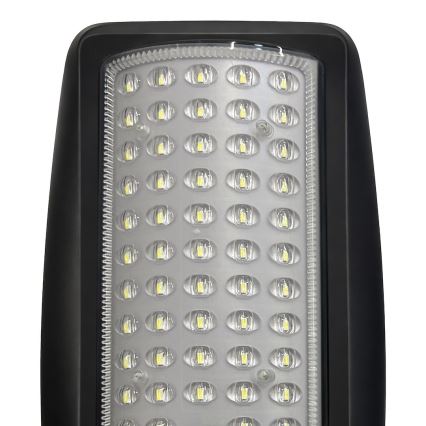 Reguliuojama LED saulės gatvės lempa su jutikliu VENICE LED/50W/3,2V 4000 mAh IP65 juoda + nuotolinis valdymas