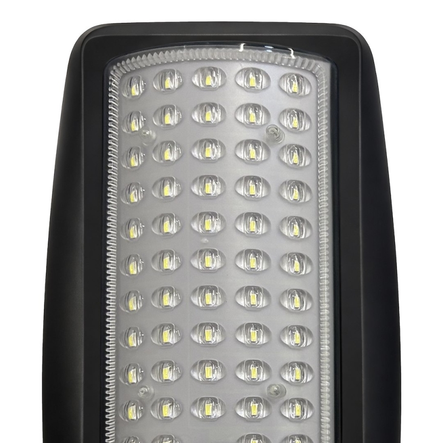 Reguliuojama LED saulės gatvės lempa su jutikliu VENICE LED/50W/3,2V 4000 mAh IP65 juoda + nuotolinis valdymas
