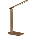 Reguliuojama LED stalinė lempa NOBLITE N LED/7W/230V 3000/4000/6500K ruda