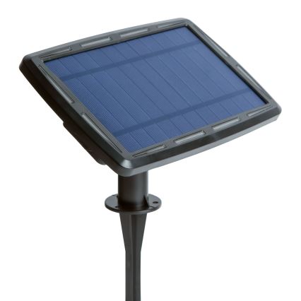 Reguliuojama LED saulės girlianda 25xLED/1,5W/3,7/5V 2700-10000K 2200 mAh 15 m IP65 juoda + nuotolinis pultas