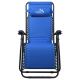 Reguliuojama stovyklavimo kėdė mėlyna