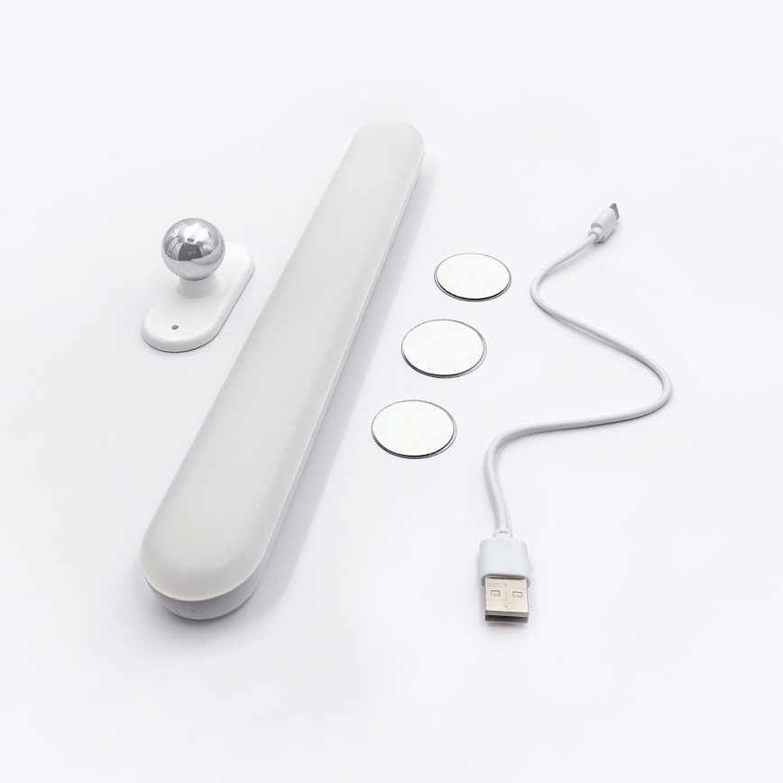 Reguliuojamas LED įkraunamas baldų apšvietimas CLICK LED/1,5W/3,7V 3000/4000/6500K 800 mAh USB