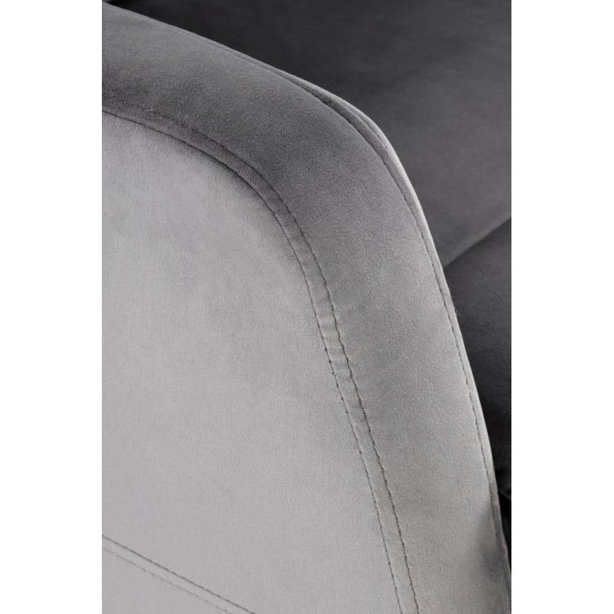 Reguliuojamas fotelis FELIPE, pilkas