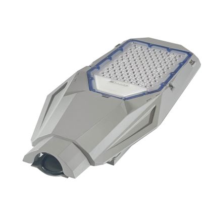 Dimeriuojama LED gatvės lempa su sumrės jutikliu ir saulės panele LED/200W/20000 mAh 6500K IP65 pilka