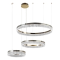 Reguliuojamas LED krištolinis liustras ant laido THALIA LED/120W/230V 3000-6000K + nuotolinis valdymas