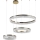 Reguliuojamas LED krištolinis liustras ant laido THALIA LED/120W/230V 3000-6000K + nuotolinis valdymas