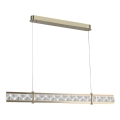 Reguliuojamas LED krištolinis liustras ant troselio ENRIQUE LED/20W//230V 3000-6000K + nuotolinis pultas
